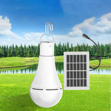 Ampoule solaire LED  9W   Avec panneau solaire   Télécommande   Réglage de la fonction à cinq vitesses Deux modes de charge