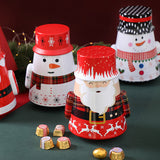Décorations de Noël gobelet boîtes de conserve bonbons de Noël petit cadeau décoration pot boîte à bonbons créatif pour enfants