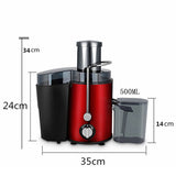 Extracteur de jus ménager automatique multifonctionnel Extracteur de jus de gros calibre Extracteur de jus intelligent séparé