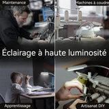 Lampe LED 30 perles lumineuses 2W câble de 1,4m de long base magnétique lampe pour machine à coudre machine à coudre industrielle