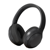 Casque bluetooth v5,3 autonomie extra-longue de 12 heures haut-parleur 40mm son surround commutation libre sans fil/câblé noir