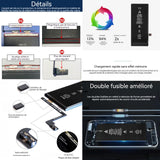 Batterie pour iPhone 11 3110 mAh Batterie Premium de Remplacement Identique à l'Original avec Kit Outils Professionnels et adhésif