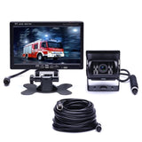 Caméra de recul Filaire 7 Pouces IP67 18 led infrarouges nocturne moniteur LCD écran tactile caméra de recul sans fil GPS voiture