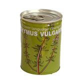 Graines Boîtes de graines de thym Mini plantes en pot créatives peuvent graines 9x6.5 cm Kit de semis de plantes en boîte de bureau