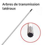 Accessoires pour tondeuses Tubes épais en aluminium Leviers de commande pour tondeuses à gazon Barre de travail pour tondeuse