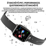 Montre connectée résolution d'écran 1.4 pouces 240x240dpi 160mah montre de sport intelligente étanche IP67 magnétique 248x38x11.5mm