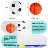 Filet de basket-ball deux-en-un combinaison de but de football ensemble de sport pour enfants grand objectif de 120cm 120x47x103cm