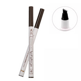 rayon à sourcils 1.5g brun avec quatre conseils de longue durée imperméable à l'eau gel pour maquillage des yeux crayon sourcil