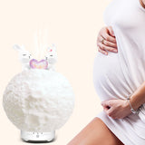 Machine d'aromathérapie créative moon moe rabbit, humidificateur d'huile essentielle, lumière d'ambiance, cadeau ornements