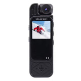 Mini caméra corporelle 4k 32go wifi vision nocturne objectif pivotant à 180 degrés avec enregistrement audio caméra d'action