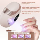 Coupe-ongles électrique 3 en 1 12x12x8cm avec papier émeri 11 têtes de broyage sans danger pour prévenir les éclabousser fonction de