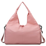 Sac de sport pour femmes 49x25x23cm grande capacité étanche sac de voyage sac de yoga avec sangle de fixation pour tapis de yoga