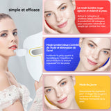 Masque facial 3 types de beauté spectrale blanchiment éclaircissement localisé équilibre contrôle lunettes protection intégrées