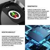 Montre connectée à Internet écran incurvé de 2.1 pouces 320x386 300mah montre de sport intelligente étanche charge magnétique IP67