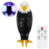 Applique murale LED en forme d'aigle 8 couleurs avec télécommande et détecteur de mouvement 180 degrés rechargeable lampe murale