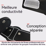 Stimulateur Musculaire 1200mah PU Détachable et portable Touch Six modes Neuf vitesses stimulateur musculaire electrique