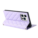 Étui à fermeture éclair pour téléphone   Convient à l'iPhone 14Pro  Portefeuille zippé  Design inclinable Fonction de support
