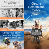 ollier de dressage pour chien 1600 pieds ipx7 anti-fugue électronique invisible pour chiens avec 2 colliers clôture électronique