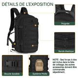 Sac à dos voyage 44x23x25 cm 30L sac à dos de camouflage grande capacité sac de voyage d'alpinisme de sport sac à dos randonnée