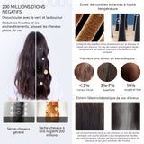 Sèche cheveux hot cold sèche cheveux Ion high speed contrôle intelligent de la température affichage digital haute puissance blanc