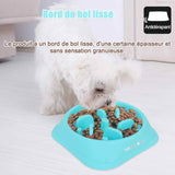 Distributeur croquettes chat  18,3x20x4,6cm  pp distributeur croquettes distributeur eau chat bleu distributeur croquettes chat