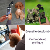 Perche à selfie pour animaux fournitures pour chats et chiens laisser votre animal regarder l'appareil photo perche selfie noir