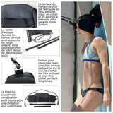 oussin suspendu hamac cervical 35x18cm écarteur de tête soulage fatigue fitness confortable détend les muscles facile utiliser