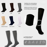 Bas de contention lot de 5 paires de différentes couleurs respirant et résistant pour sportive cyclisme chaussettes de compression