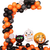 Ballon d'halloween en film d'aluminium, ballon décoratif de forme spéciale de dessin animé, ballon de fête à thème d'halloween