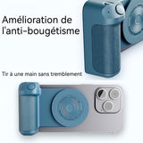Adaptateur de trépied 11,2x8,3cm 3300mAh bluetooth magnétique adaptateur trépied stabilisation de l'objectif chargement sans fil