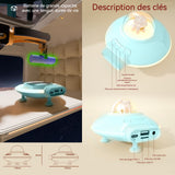 Enceinte bluetooth 1200mah bluetooth 5,4 type-c 4 modes de jouer enceinte portable avec veilleuse prise en charge de la carte tf