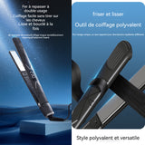 Lisseur cheveux 45w LED écran 13 niveaux réglage soins capillaires aux ions négatifs rotation 360 degrés pour curling et lissage