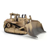 Bulldozer d'ingénieur jaune du désert 1:18, véhicule d'ingénierie télécommandé multifonctionnel, cadeau pour enfants