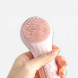 Nettoyeur facial électrique Nettoyeur thermique Brosse nettoyante en silicone multifonctionnelle et étanche pour le visage
