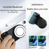 Adaptateur trépied 11,7x8,3cm 750mAh magnétique Adaptateur de trépied 5 types de lumière d'appoint support réglable sur 360 degrés