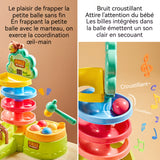 Jeux Montessori 38cm Assemblage gratuit 4 façons de jouer Stimuler le potentiel Jeu de basket-ball amusant pour les jeunes enfants