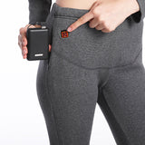 Ensemble de sous-vêtements thermiques thermiques électriques femelle USB chargeant des vêtements chauffants intelligents taille M