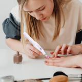 Ponceuse à ongles 5 têtes de ponçage alimentation par batterie ponceuse à ongles électrique mini stylo à ongles onglerie de salon