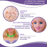 Ensemble de salon de beauté 35 PCS ensemble coiffure pour enfant accessoires cheveux maquillage styling tête outils de coiffure