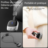Masseur 1200mAh 4modes 9 niveaux d'intensité 3 niveaux de température constante masseur de nuque affichage LED soulage la fatigue