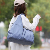 Sac à bandoulière léger de grande capacité pour femmes sac de voyage de fitness sac à main cartable sac de fitness de yoga