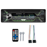 Lecteur MP3 pour voiture 18.8*8.5*5.8cm  Radio FM  Télécommande sans fil  Prise en charge de la lecture de la carte U-Disk TF AUX