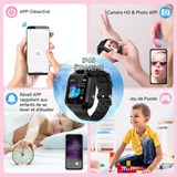 Montre connectée 4G 700mAh appel caméra HD chat vocal emplacement historique étanchéité clôture GEO appel SOS réveil multilingue