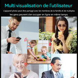 Camera surveillance wifi intérieure 1080P IPX66 5G double bande 50m vision nocturne IR audio bidirectionnel caméra de surveillance