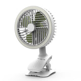 Ventilateurs électriques   A clipser    Manivelle automatique  Vitesse du vent à 3 vitesses   Ventilateur de tête oscillant