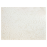Tapis 100 x 180cm anti-bactérien résistant aux taches et à l'eau convient au salon à la chambre à coucher à la salle d'étude blanc