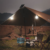 Petit système de production d'énergie solaire camping en plein air avec système d'alimentation mobile d'éclairage audio Bluetooth
