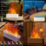 Humidificateur d'air 25,7x7x7,5cm 7 effets de lumière diffuseur huiles essentielles avec 150ml réservoir d'eau et 3 minuteries