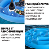 Bar flottant  21x 20x 5cm PVC porte-gobelet gonflable flottant gonflable porte-boissons bar gonflable piscine porte-gobelet de plage