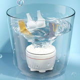 Machine à laver portable Turbo  Mini  Lavage de sous-vêtements  Dortoir  Hôtel  Chargement USB Réduction du bruit Moteur puissant